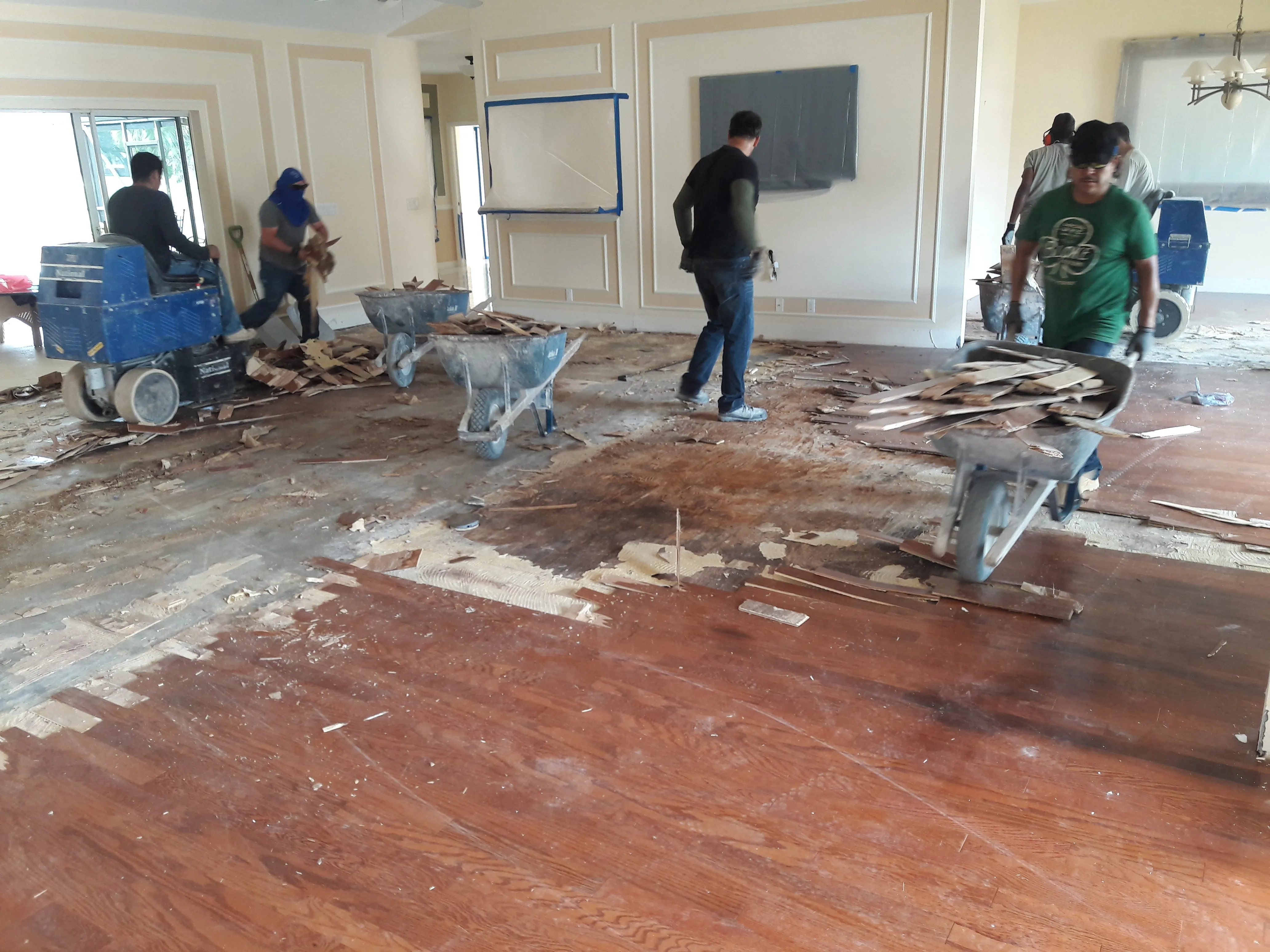Hallandale Beach Wood floor Removal